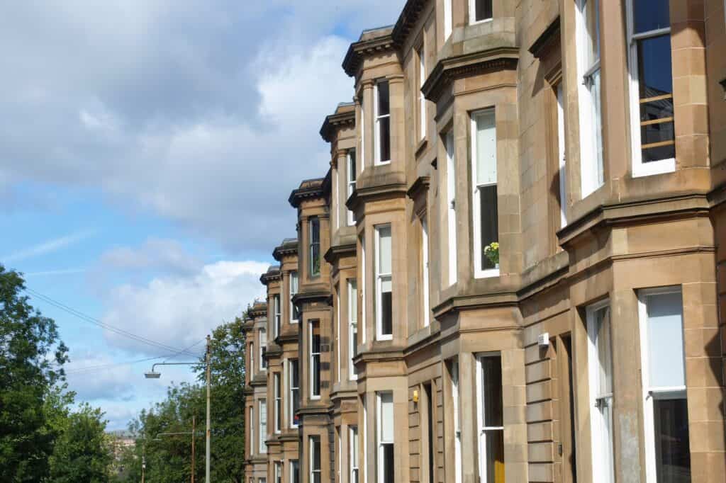 A row of terraced houses